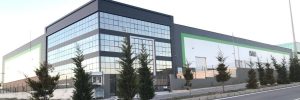 EltesElektrik yeni modern fabrika binası önden görünüşü